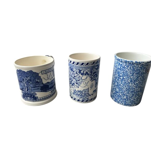 Nwt Set of 3 Mason’s Blue & White China Mugs - Picture 4 of 6